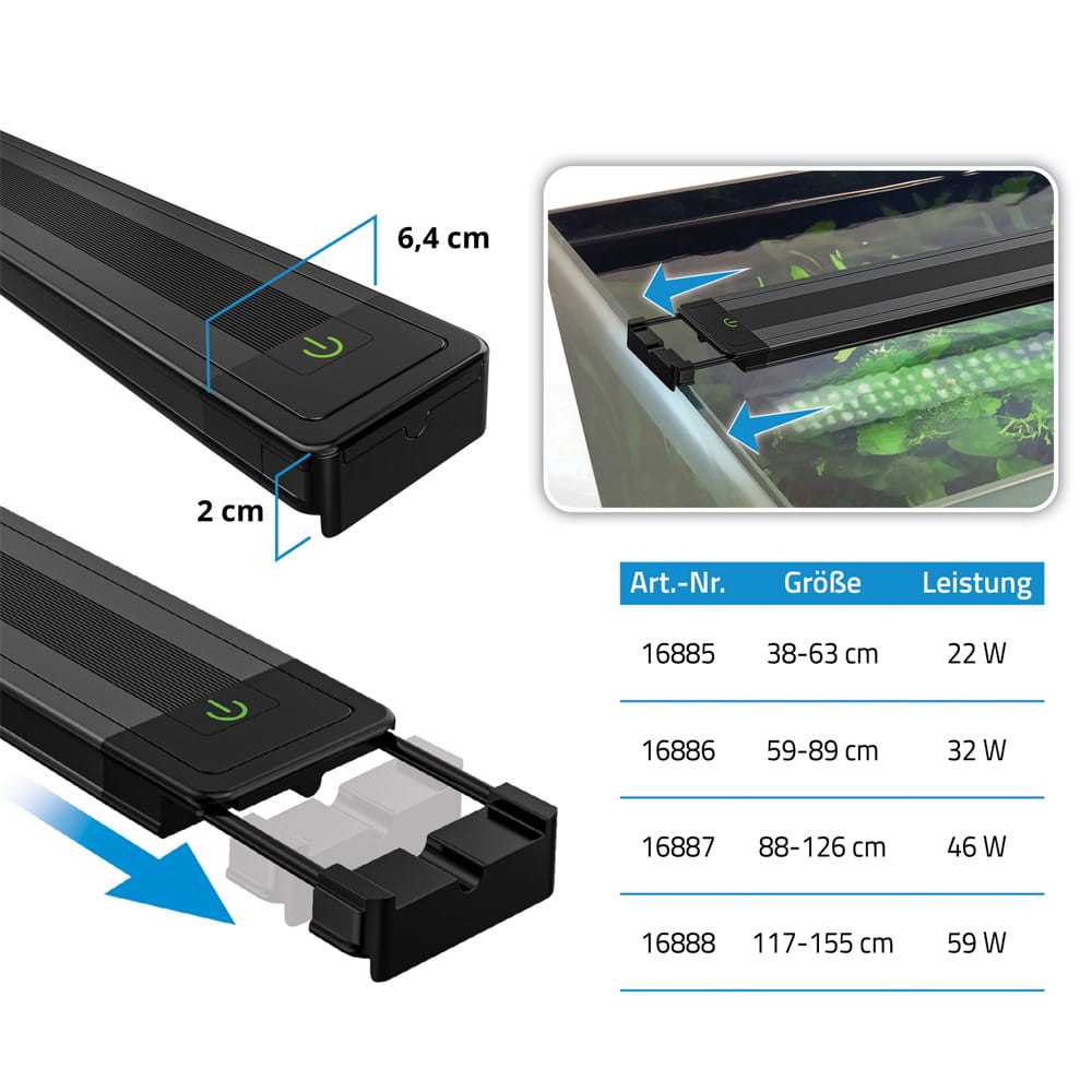 Fluval Plant 4.0 LED 32W Bluetooth belka do akwarium 59-80cm